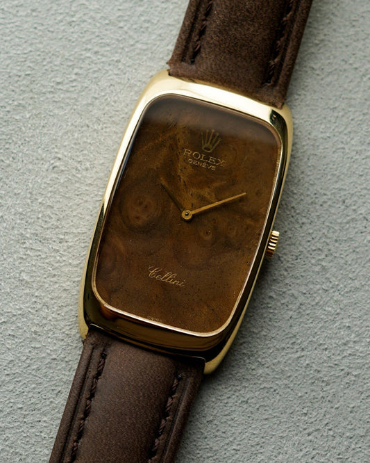 Rolex | 18K Cellini "Wood Dial" Ref. 4108
