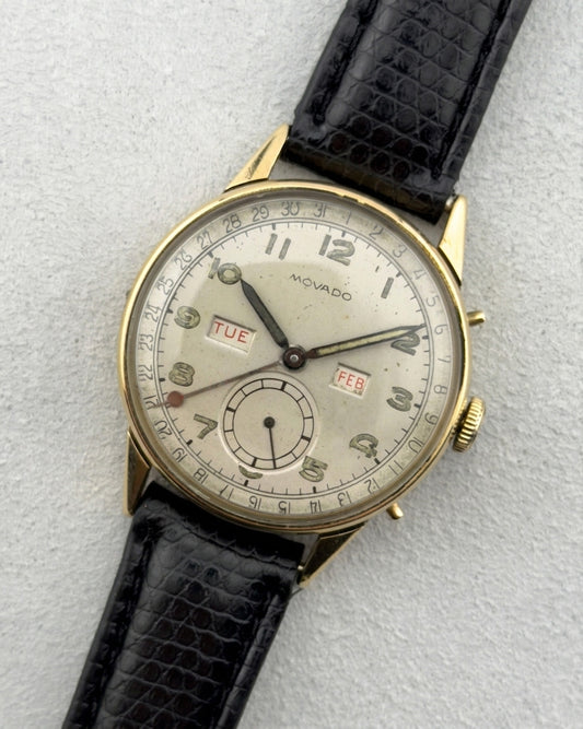 Movado | 14K Triple Calendar