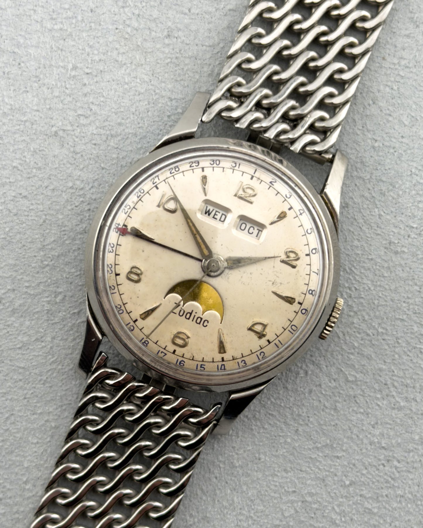 Zodiac | Triple Calendar Moon Phase Ref. 905