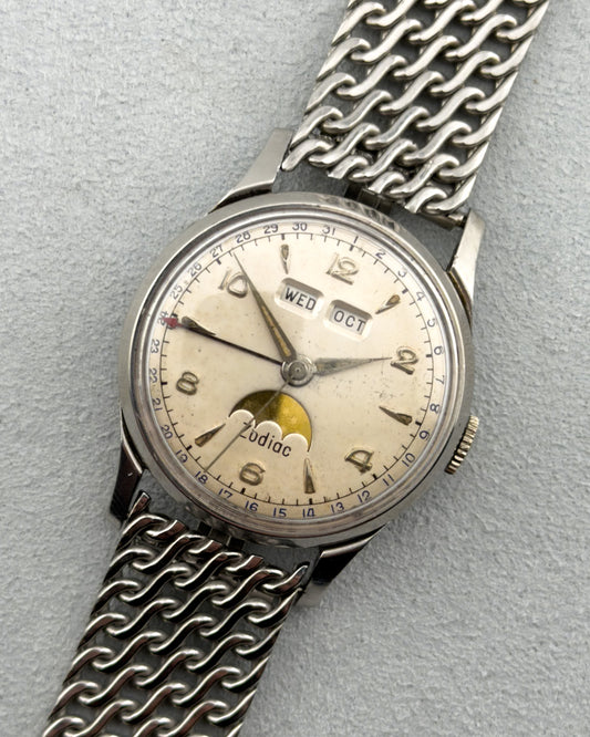 Zodiac | Triple Calendar Moon Phase Ref. 905